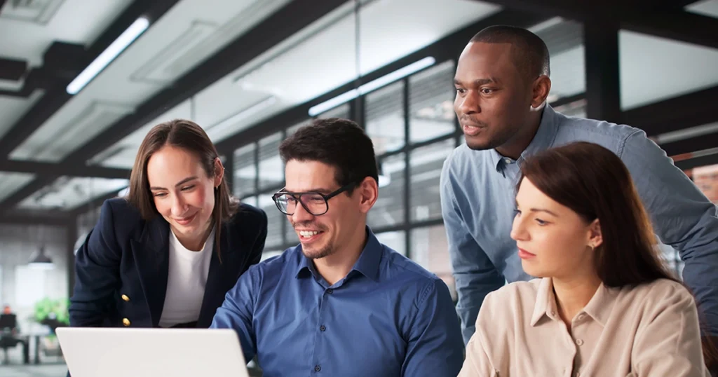sales team selecting a coaching partner